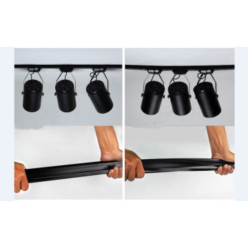 4 wires LED thicken aluminum track rail track light systems
